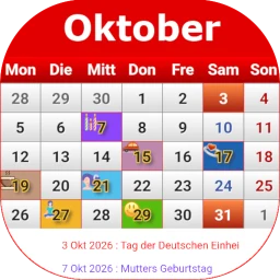 Deutsch Kalender 2026