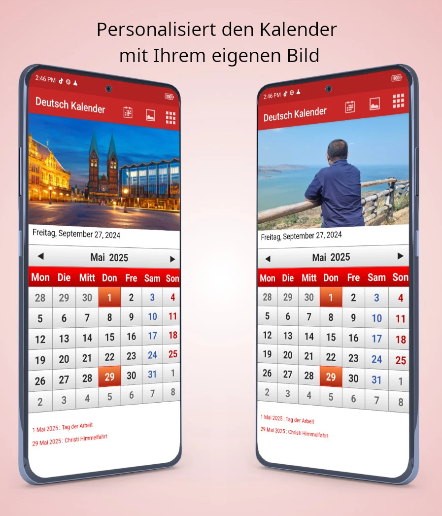 Deutsch Kalender 2026 screenshot